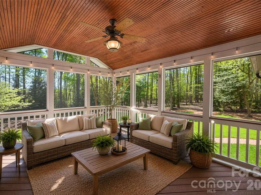 2005 Gathering Place, Kannapolis, NC 28081.  MLS# CAR4365757, YatesRealty ID 16684. Screened Patio - Staged