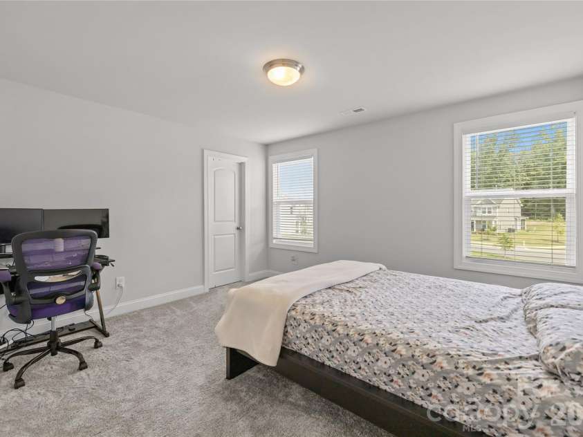 1308 Ashe Meadow Drive, Indian Trail, NC 28079.  MLS# CAR4361531, YatesRealty ID 16685. ALTERNATE VIEW OF BEDROOM 3