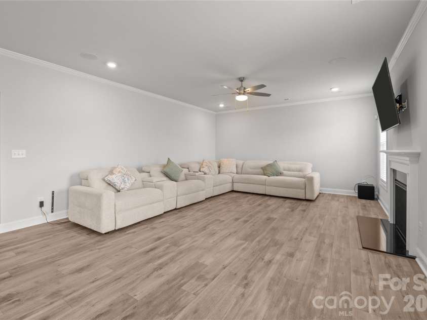 1308 Ashe Meadow Drive, Indian Trail, NC 28079.  MLS# CAR4361531, YatesRealty ID 16685. ALTERNATE VIEW OF THE FAMILY ROOM, BRING THE BIG COUCH