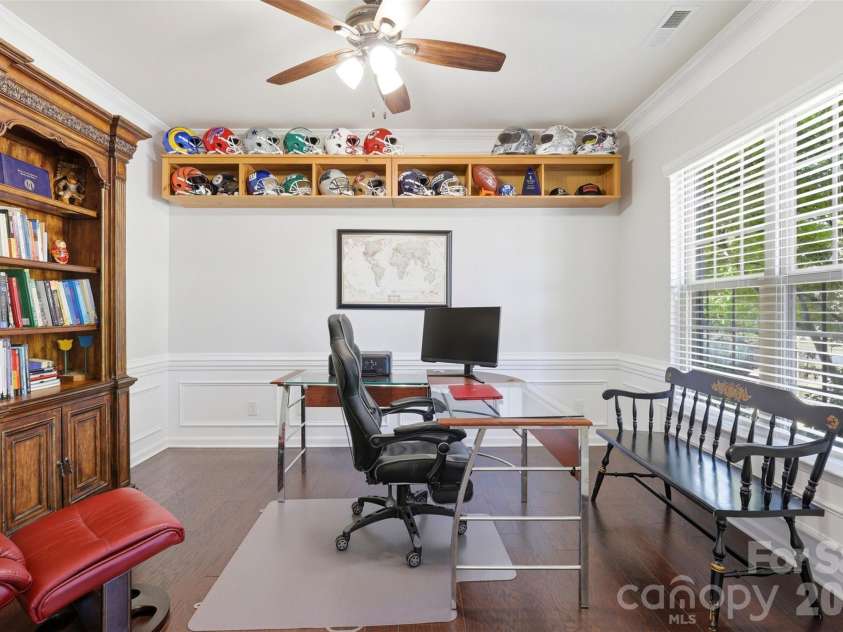 3965 Kestrel Lane, Indian Land, SC 29707.  MLS# CAR4371773, YatesRealty ID 16690. Office Downstairs 