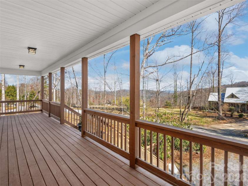 10 Starview Lane, Hendersonville, NC 28739.  MLS# CAR4357845, YatesRealty ID 16691. Mountain View from front porch