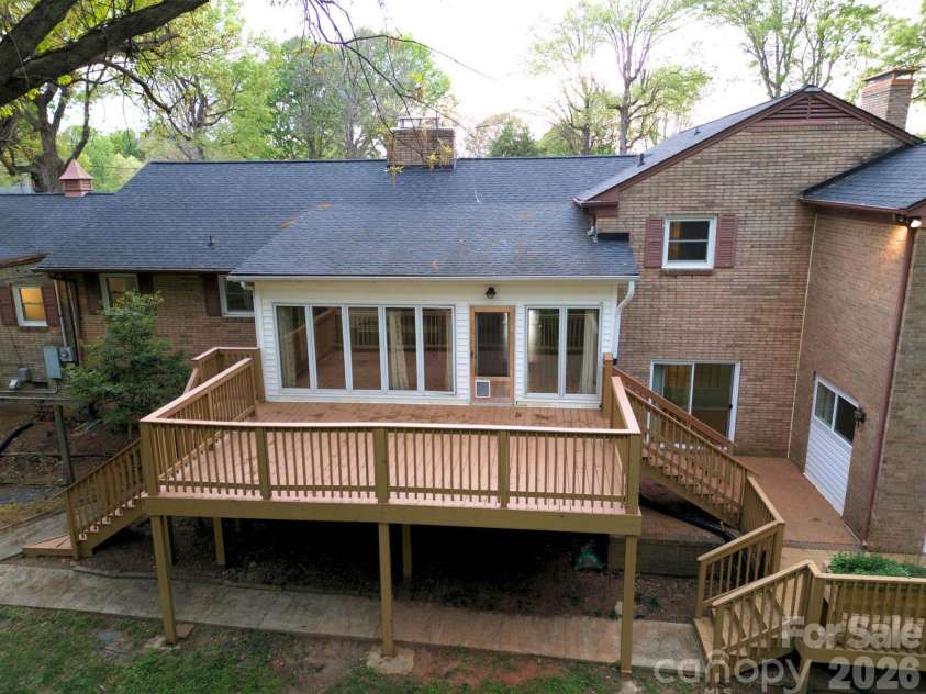 234 Edgewood Drive, Statesville, NC 28625.  MLS# CAR4364089, YatesRealty ID 16694. Large back deck, patio and lower deck
