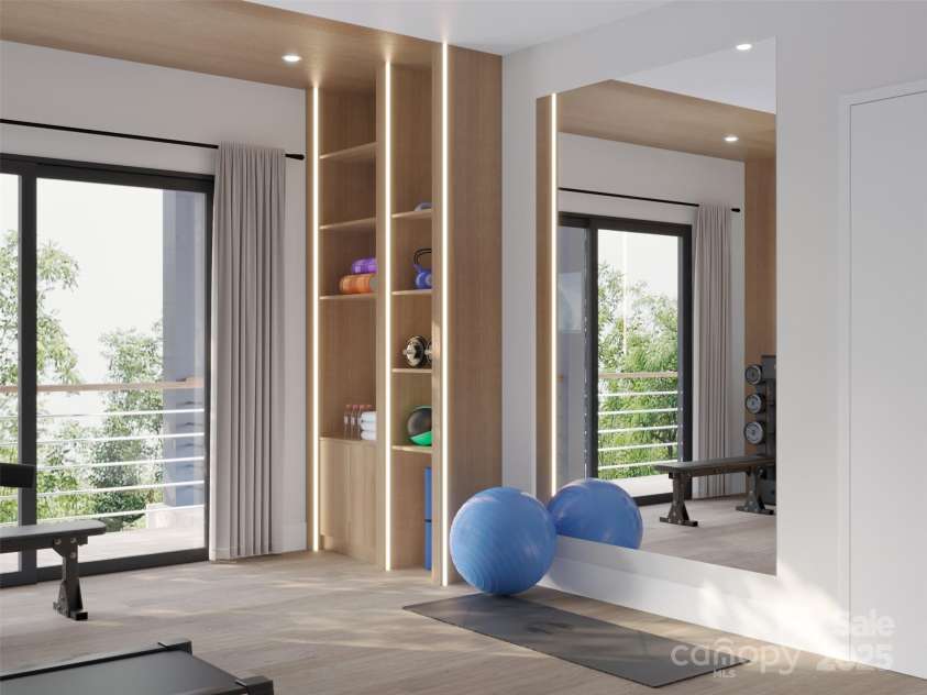 TBD Connestee Trail, Brevard, NC 28712.  MLS# CAR4168349, YatesRealty ID 167. Lower level flex room