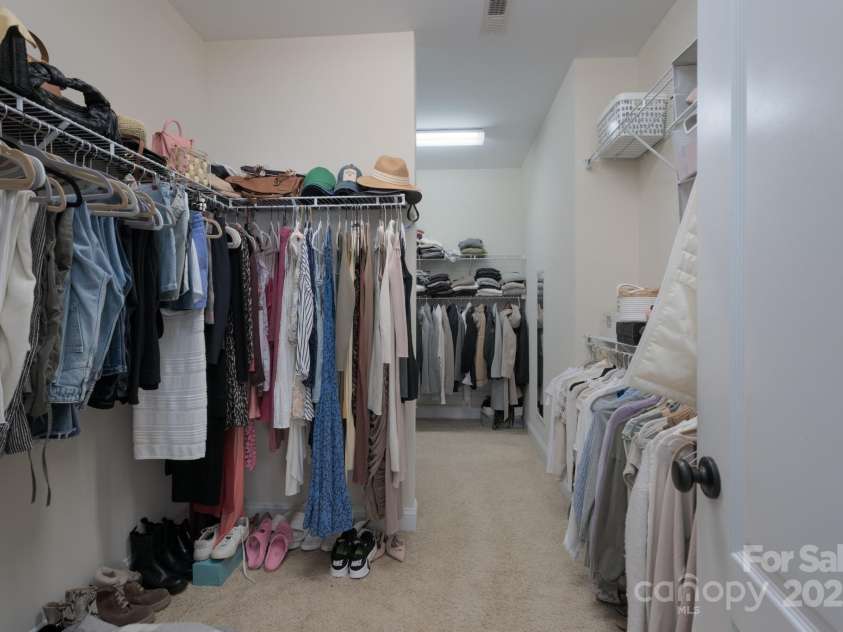 228 Black Mountain Drive, Fort Mill, SC 29708.  MLS# CAR4225909, YatesRealty ID 1671. Primary bedroom closet