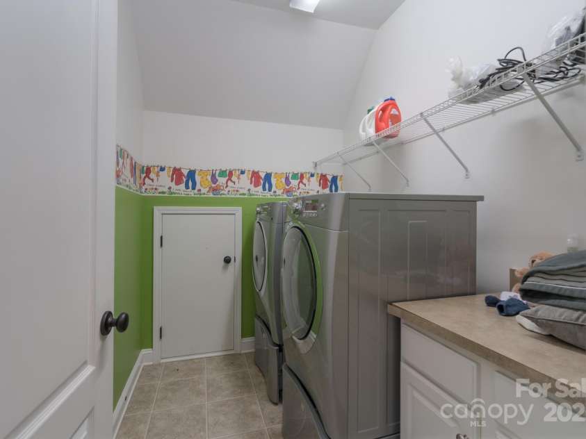 228 Black Mountain Drive, Fort Mill, SC 29708.  MLS# CAR4225909, YatesRealty ID 1671. Upper level laundry room