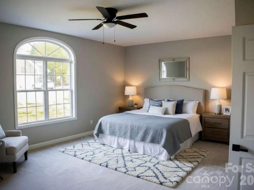 1304 Overhill Road, Salisbury, NC 28144.  MLS# CAR4321166, YatesRealty ID 16710. Staged front bedroom