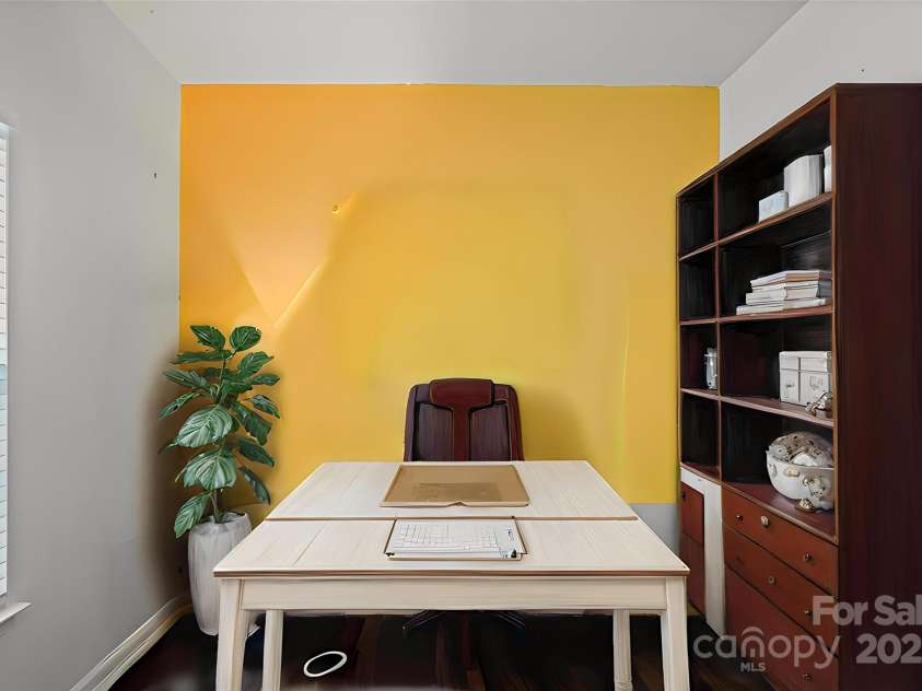 12923 Plumleaf Drive, Charlotte, NC 28213.  MLS# CAR4262906, YatesRealty ID 16718. Virtually staged office lower level
