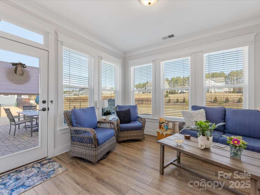 702 Yucatan Drive, Waxhaw, NC 28173.  MLS# CAR4223915, YatesRealty ID 1672. Sunroom