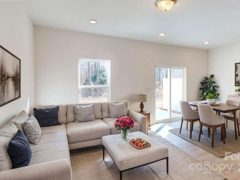 3562 Nimbell Road, Monroe, NC 28110.  MLS# CAR4224096, YatesRealty ID 16721. Family room shown with virtual staging