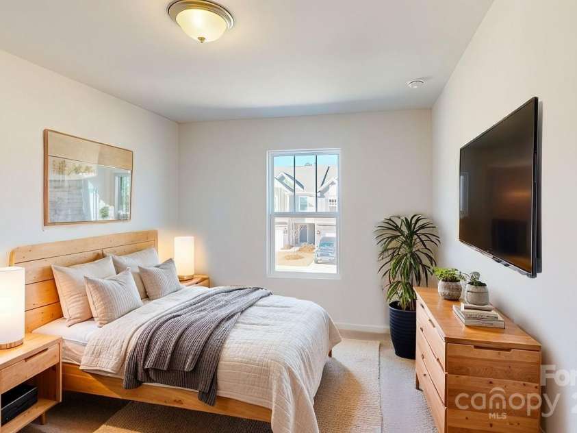 3562 Nimbell Road, Monroe, NC 28110.  MLS# CAR4224096, YatesRealty ID 16721. Secondary bedroom shown with virtual staging