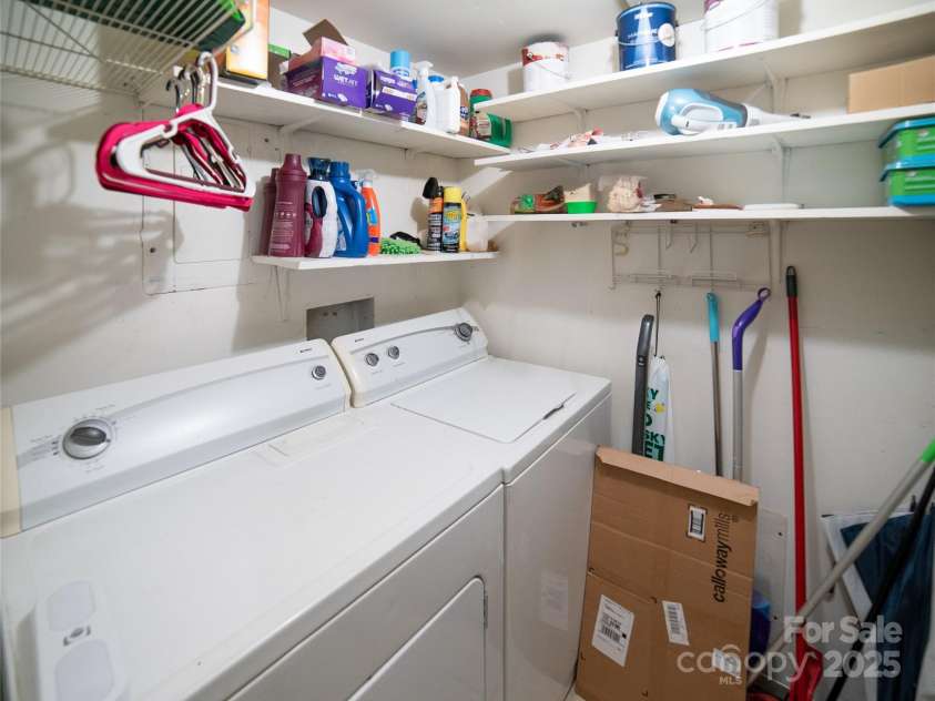 7926 Kinglet Road, Connelly Springs, NC 28612.  MLS# CAR4246427, YatesRealty ID 16727. Laundry Area