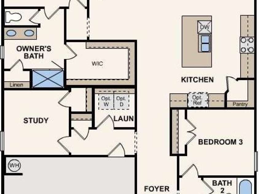 2577 Blue Sky Meadows Drive, Monroe, NC 28110.  MLS# CAR4238003, YatesRealty ID 16739. Floorplan