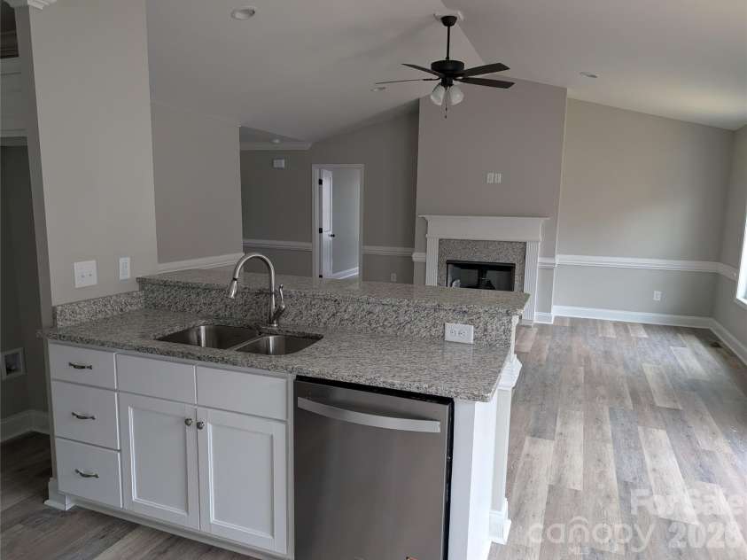 4178 Saltwood Drive, Hickory, NC 28602.  MLS# CAR4345718, YatesRealty ID 1674. Great Room View from Kitchen