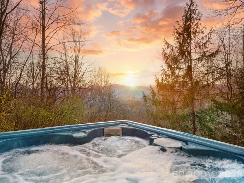 1160 High Rock Mountain Road, Marshall, NC 28753.  MLS# CAR4355296, YatesRealty ID 16741. Your PERFECT WNC Cabin with Mountain Sunset Views