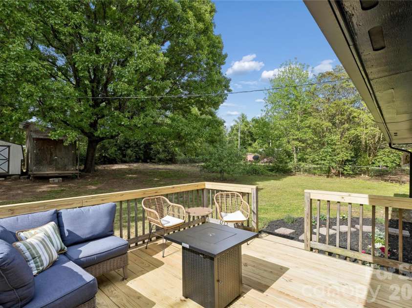 2075 Franklin Street, Rock Hill, SC 29732.  MLS# CAR4362069, YatesRealty ID 16750. Back Deck