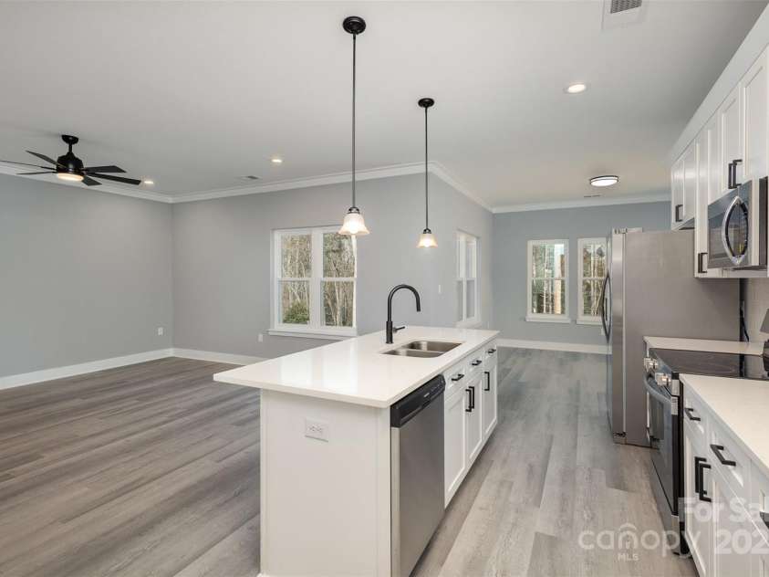 2385 Kool Park Road, Hickory, NC 28601.  MLS# CAR4299011, YatesRealty ID 16753. Kitchen view