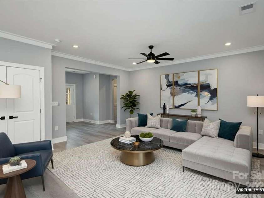 2385 Kool Park Road, Hickory, NC 28601.  MLS# CAR4299011, YatesRealty ID 16753. Virtually staged Living room