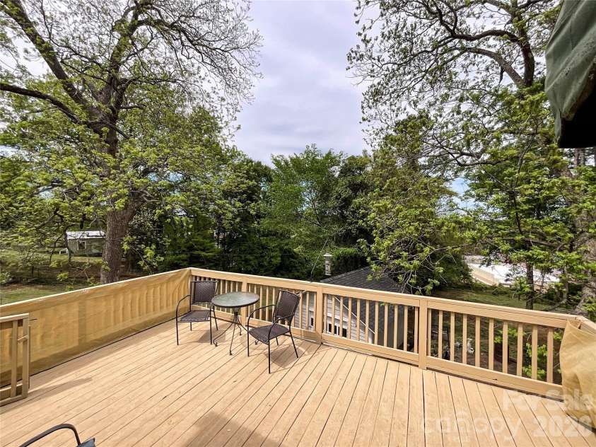 405 Lee Avenue, Wadesboro, NC 28170.  MLS# CAR4366151, YatesRealty ID 16758. Deck outside the kitchen & sunroom