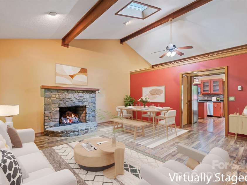 182 Laurel Branch Road, Maggie Valley, NC 28751.  MLS# CAR4387424, YatesRealty ID 16759. Virtually Staged