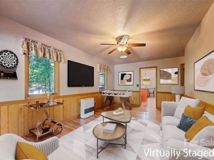 182 Laurel Branch Road, Maggie Valley, NC 28751.  MLS# CAR4387424, YatesRealty ID 16759. Virtually Staged