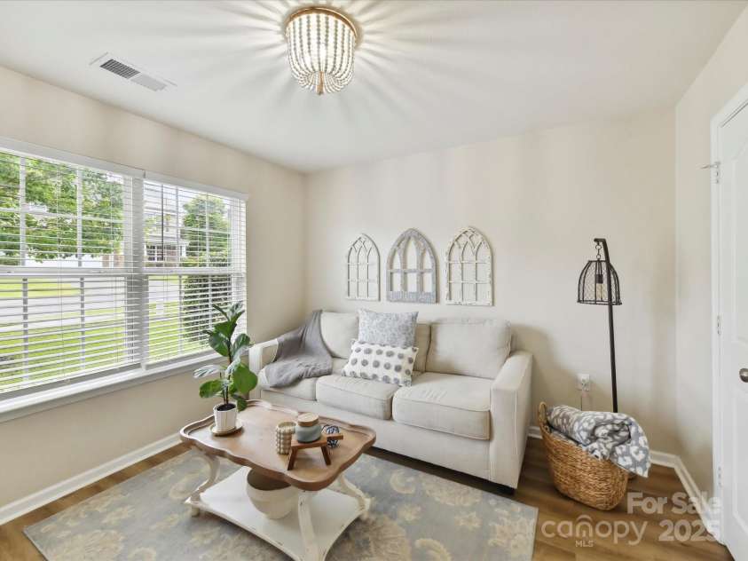 2005 Grimley Lane, Fort Mill, SC 29707.  MLS# CAR4258987, YatesRealty ID 16759. Bedroom 2 Ideal for Office. Updated Light Fixuture