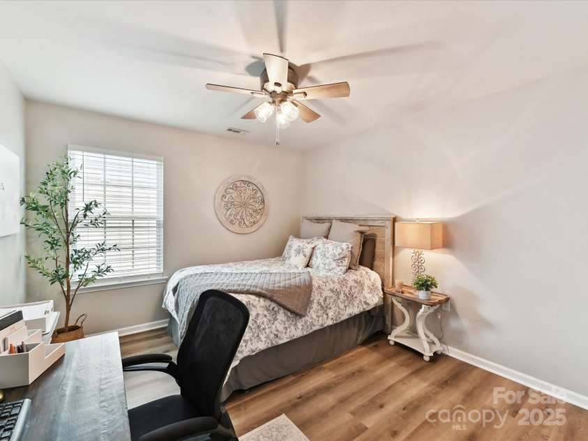 2005 Grimley Lane, Fort Mill, SC 29707.  MLS# CAR4258987, YatesRealty ID 16759. Bedroom 3 with Ceiling Fan