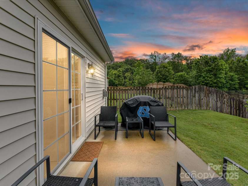 2005 Grimley Lane, Fort Mill, SC 29707.  MLS# CAR4258987, YatesRealty ID 16759. Twilight View of Patio