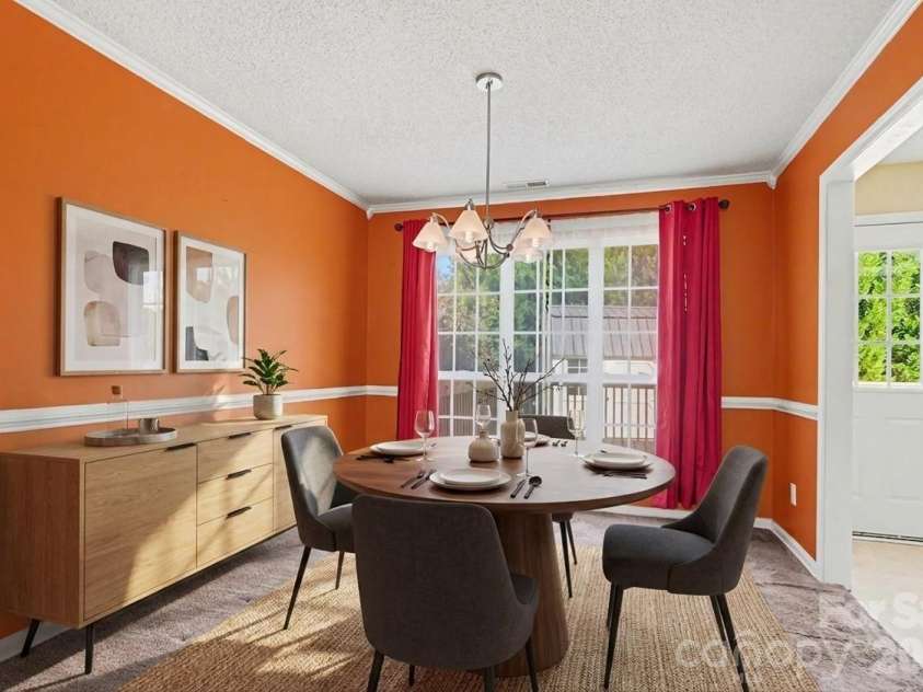 1041 Chaucery Lane, Matthews, NC 28104.  MLS# CAR4365400, YatesRealty ID 16765. Virtually staged