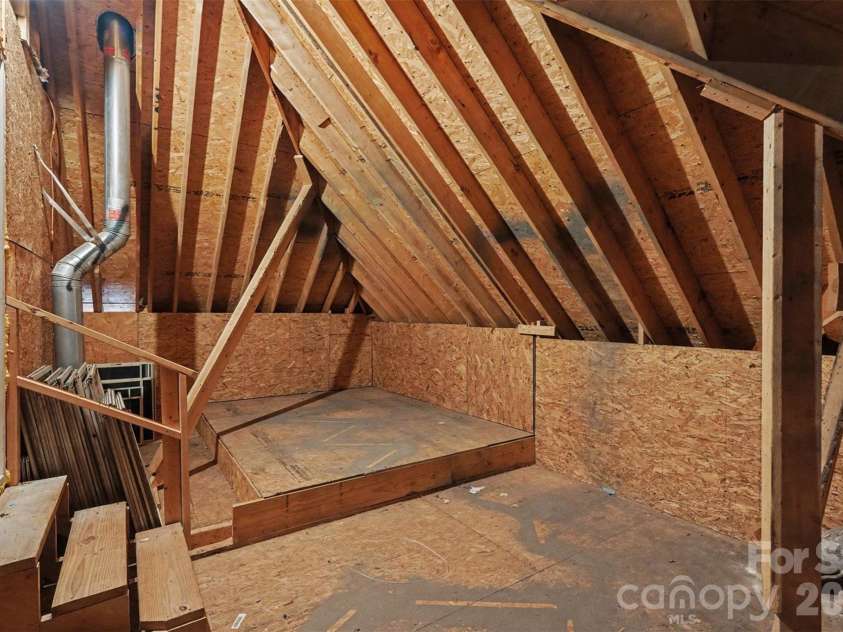 17909 Nodghia Circle, Davidson, NC 28036.  MLS# CAR4363596, YatesRealty ID 16766. Walk-in attic space 