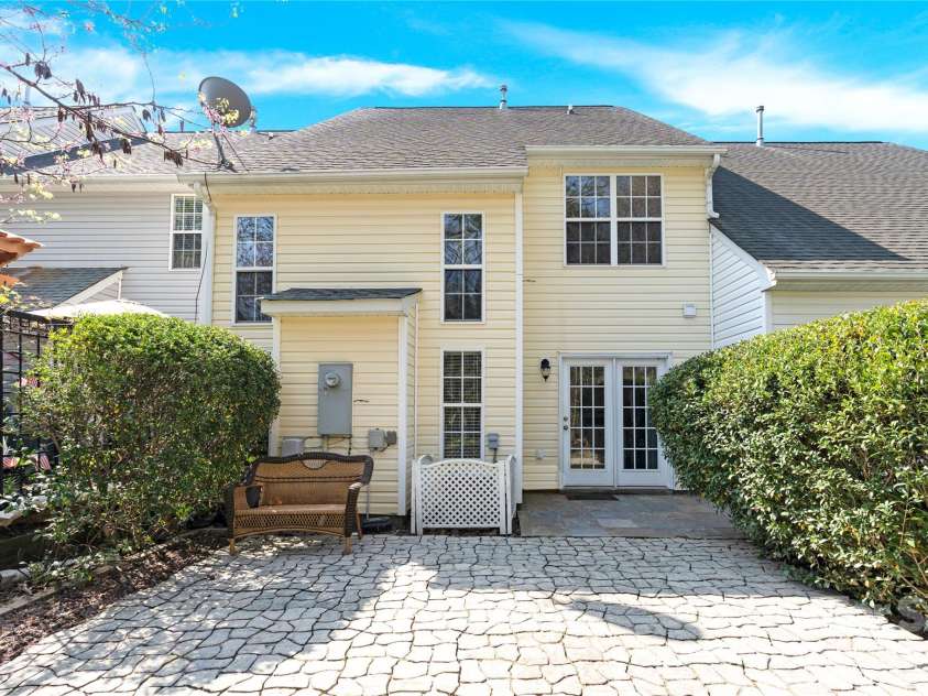 8772 Robinson Forest Drive, Charlotte, NC 28277.  MLS# CAR4389286, YatesRealty ID 16774. Backyard 