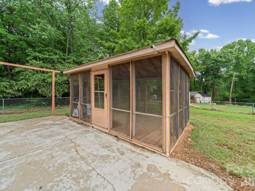4510 Springview Drive, Monroe, NC 28112.  MLS# CAR4392466, YatesRealty ID 16788. Covered Deck