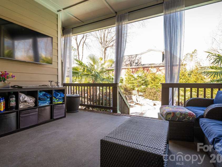 1819 Chesterfield Drive, Belmont, NC 28012.  MLS# CAR4349946, YatesRealty ID 16794. Back Porch