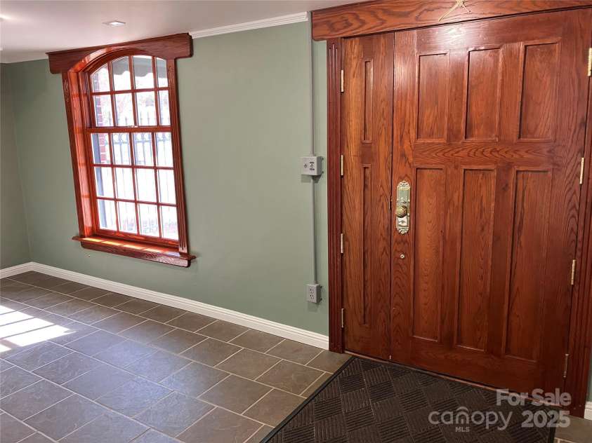 157 Main Street, Bostic, NC 28018.  MLS# CAR4329921, YatesRealty ID 1680. Downstairs Office 