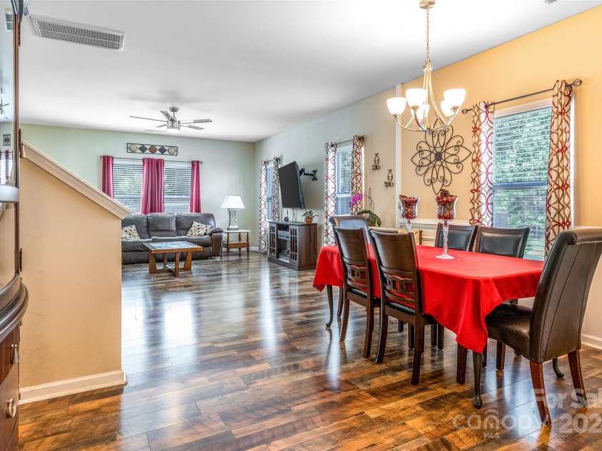 127 Tranquil Court, Locust, NC 28097.  MLS# CAR4152427, YatesRealty ID 1681. Main level: Open floorplan and light-filled living space