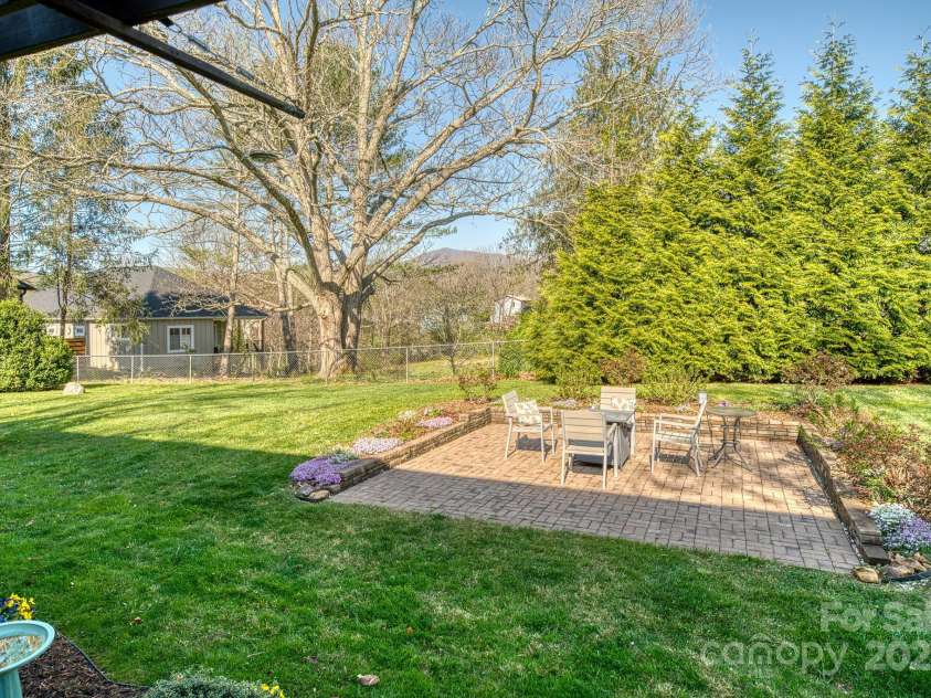 273 Main Street, Brevard, NC 28712.  MLS# CAR4246102, YatesRealty ID 16821. View of Bracken Mountain from the Guest House