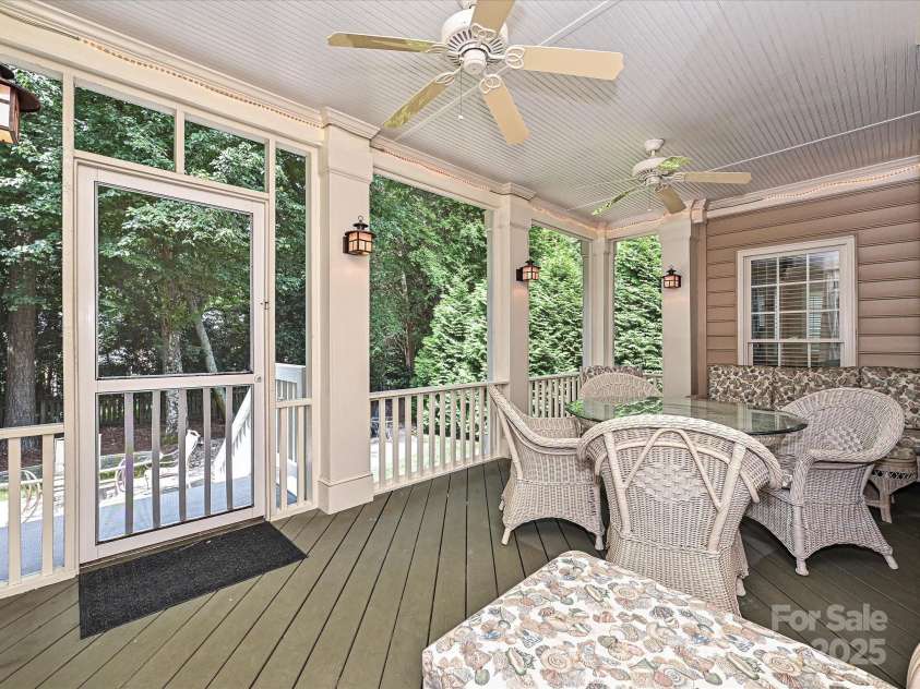 2406 Tarleton Twins Terrace, Charlotte, NC 28270.  MLS# CAR4261443, YatesRealty ID 16844. Screen Porch