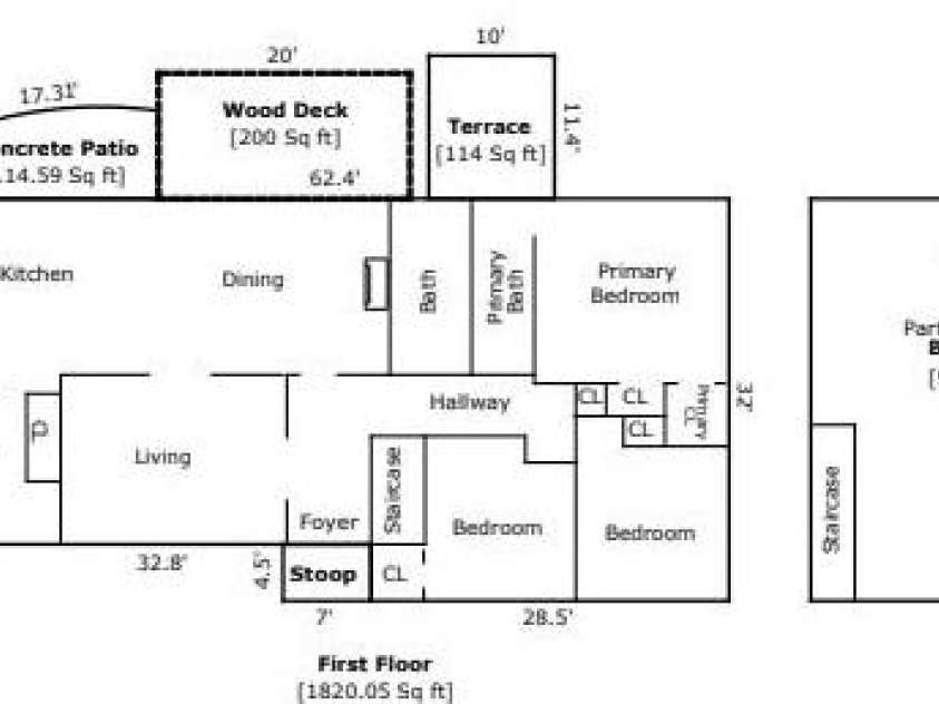 308 Odell Street, Kannapolis, NC 28083.  MLS# CAR4260926, YatesRealty ID 16850. Floorplan
