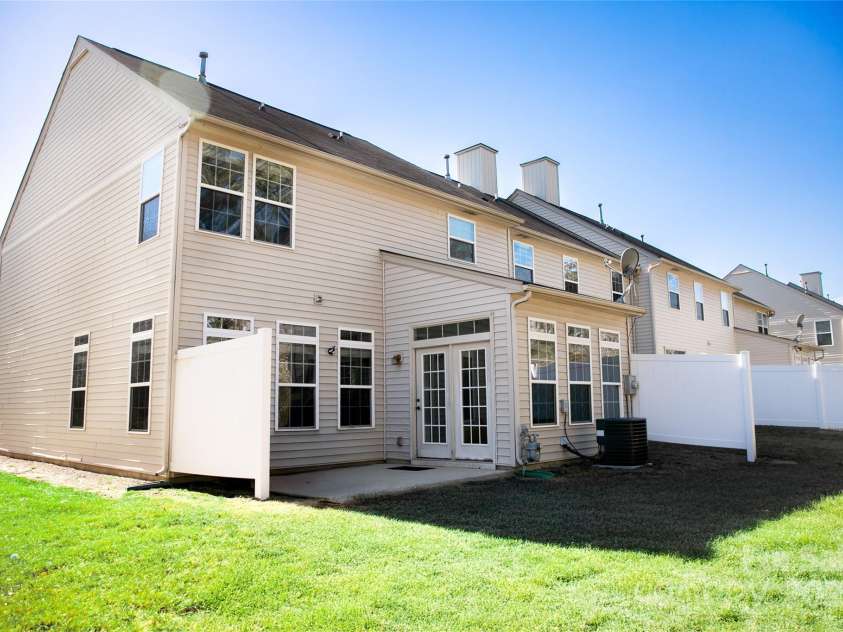 9760 Springholm Drive, Charlotte, NC 28278.  MLS# CAR4221424, YatesRealty ID 16853. Backyard