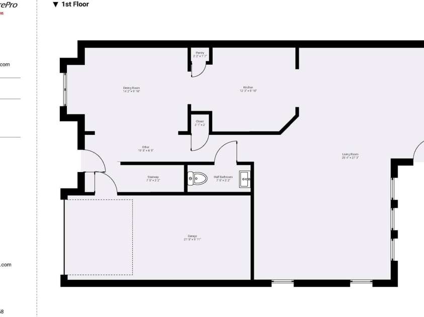 9760 Springholm Drive, Charlotte, NC 28278.  MLS# CAR4221424, YatesRealty ID 16853. First Floor Plan