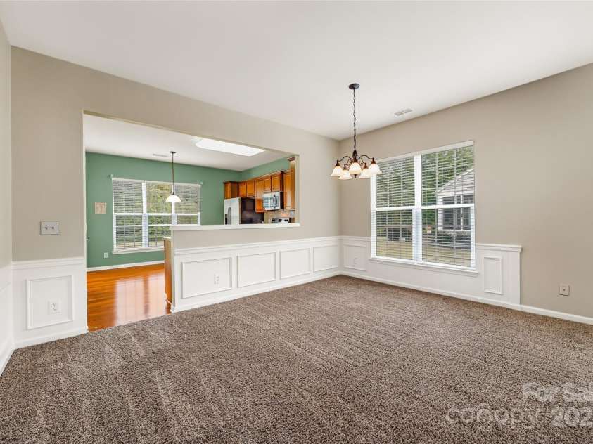 22125 Tern Court, Fort Mill, SC 29707.  MLS# CAR4332962, YatesRealty ID 1686. Dinning Room Area