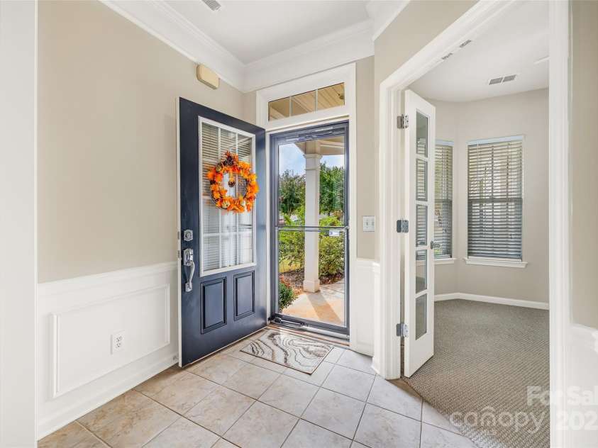 22125 Tern Court, Fort Mill, SC 29707.  MLS# CAR4332962, YatesRealty ID 1686. FRONT ENTRANCE