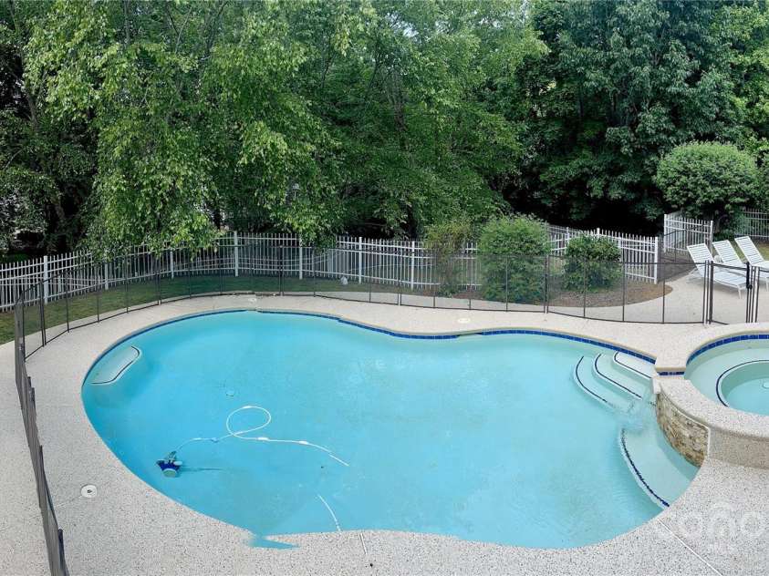 2725 Cotton Planter Lane, Charlotte, NC 28270.  MLS# CAR4259759, YatesRealty ID 16864. Pool shown with Black Safety Fencing (included w/home)