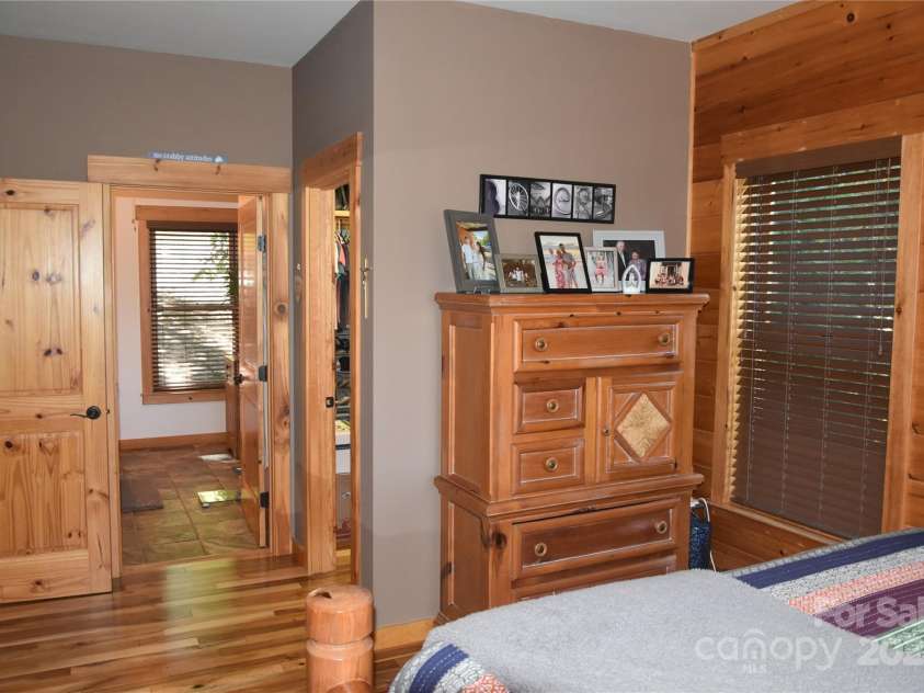 80 Grandview Loop, Nebo, NC 28761.  MLS# CAR4317495, YatesRealty ID 16868. Master Bedroom on the main level.