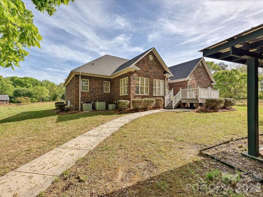 10896 Pioneer Mill Road, Concord, NC 28025.  MLS# CAR4369471, YatesRealty ID 16875. Rear elevation
