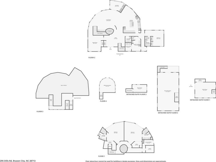295 Dills Road, Bryson City, NC 28713.  MLS# CAR4280910, YatesRealty ID 16878. Floor plan