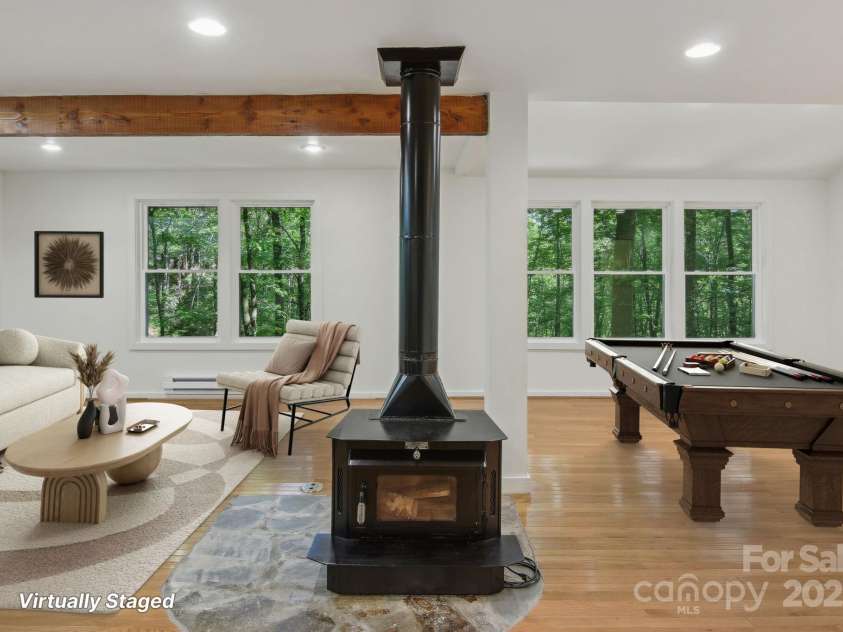 291 Dills Road, Bryson City, NC 28713.  MLS# CAR4261117, YatesRealty ID 16880. Virtually Staged Living Area