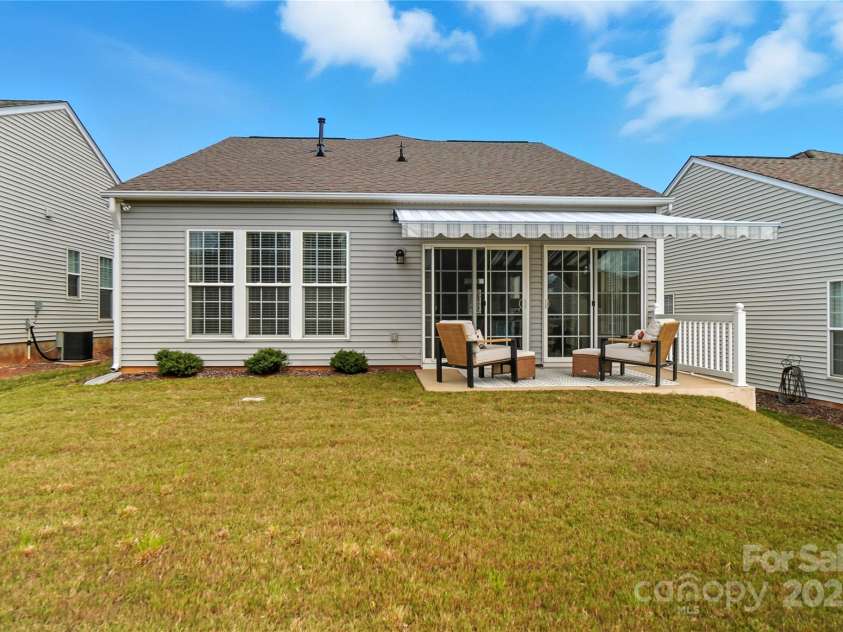 17436 Hawks View Drive, Indian Land, SC 29707.  MLS# CAR4309936, YatesRealty ID 16883. Rear Exterior