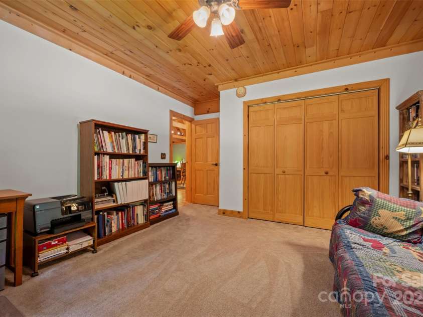 23 Jay Foster Way, Saluda, NC 28773.  MLS# CAR4278065, YatesRealty ID 1689. Bedroom 3 from different angle