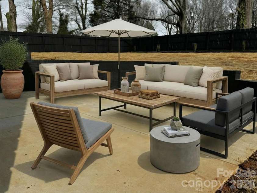 5635 Ruth Drive, Charlotte, NC 28215.  MLS# CAR4398288, YatesRealty ID 16891. Virtually staged