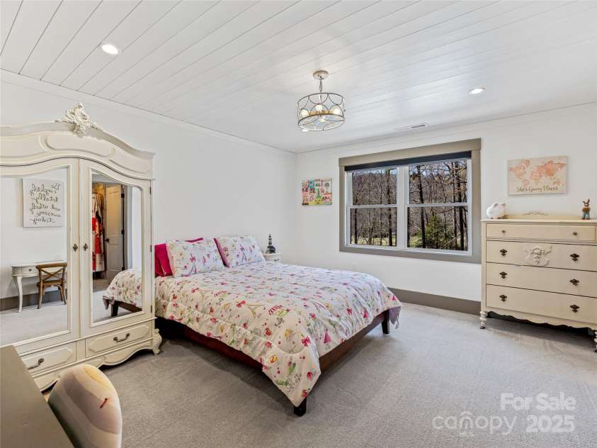 59 Bradford Hill Road, Mills River, NC 28759.  MLS# CAR4241459, YatesRealty ID 16892. Bedroom #2 on upper level